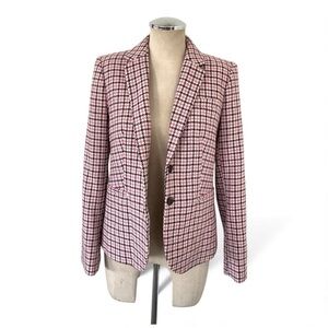 J. Crew Wool Blend  Houndstooth Blazer